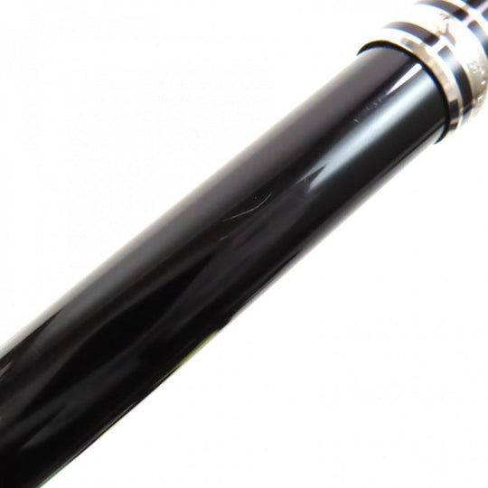 MONTBLANC Ballpoint pen Resin, Platinum black Meisterstck Pix Classic mens Used Authentic