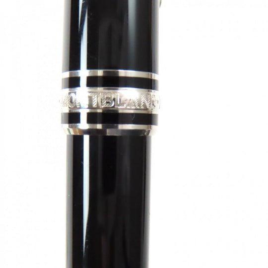 MONTBLANC Ballpoint pen Resin, Platinum black Meisterstck Pix Classic mens Used Authentic