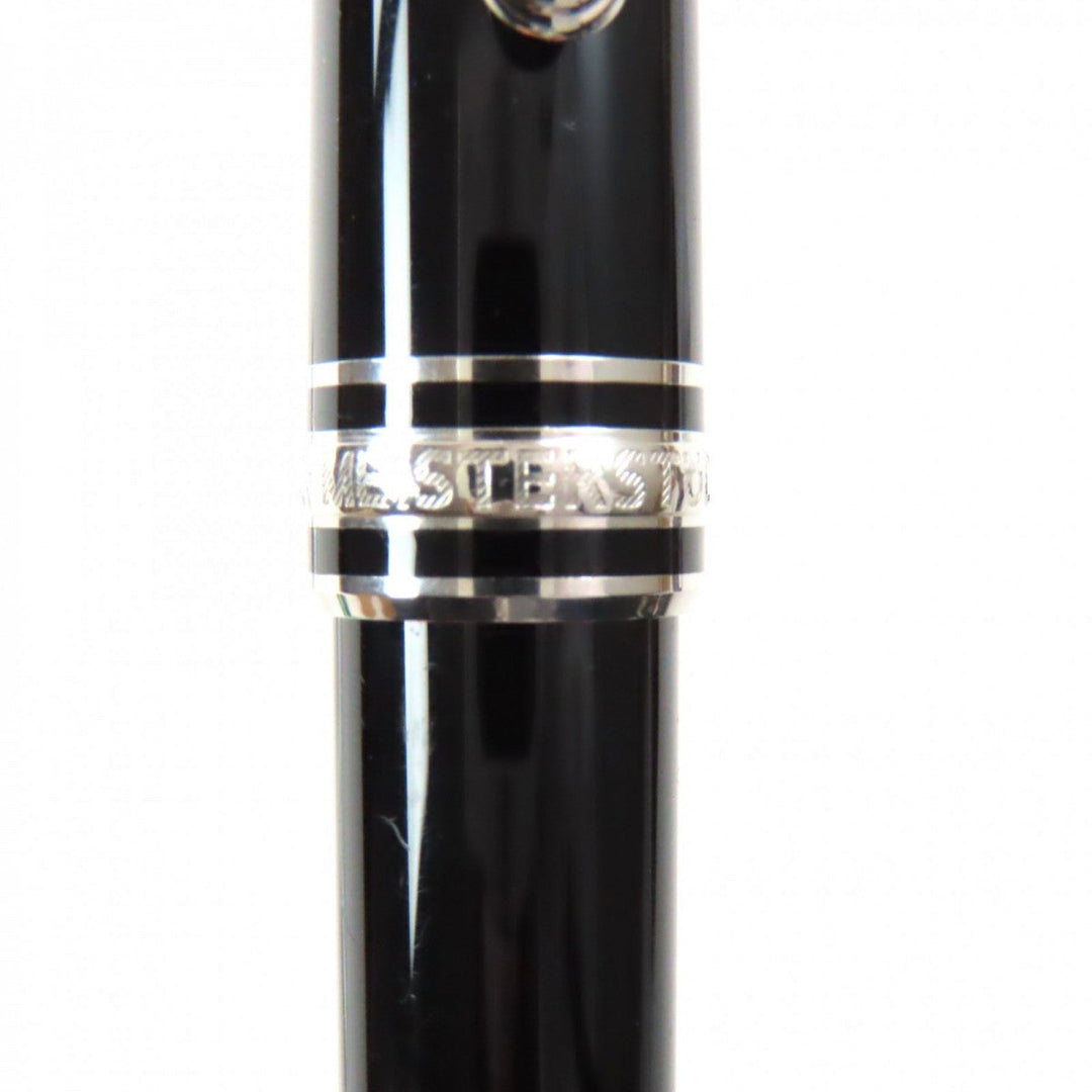 MONTBLANC Ballpoint pen Resin, Platinum black Meisterstck Pix Classic mens Used Authentic