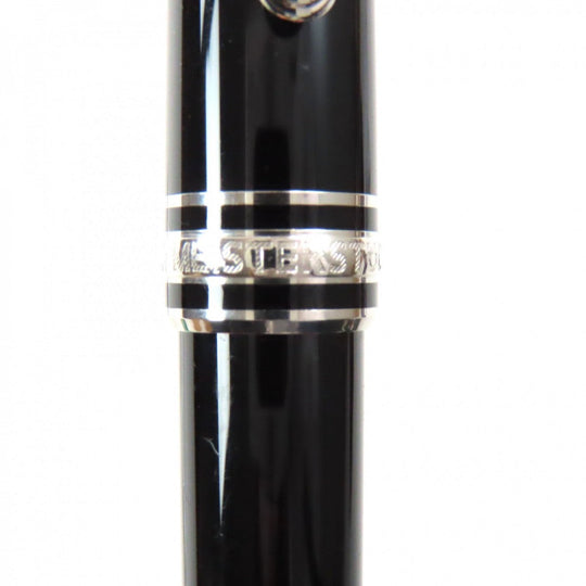 MONTBLANC Ballpoint pen Resin, Platinum black Meisterstck Pix Classic mens Used Authentic