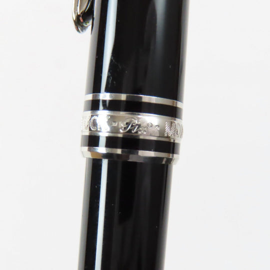 MONTBLANC Ballpoint pen Resin, Platinum black Meisterstck Pix Classic mens Used Authentic