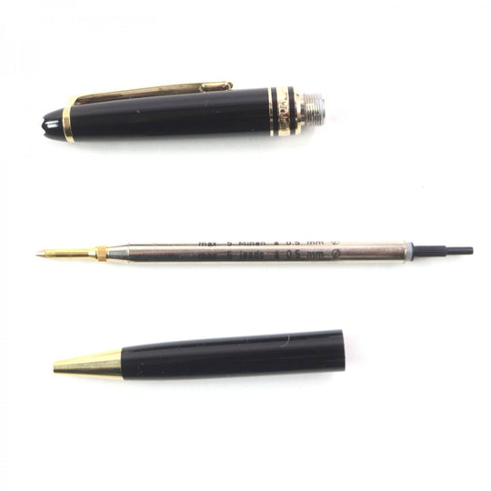 MONTBLANC mechanical pencil Resin, Gold Plated black Meisterstck Classic mens Used Authentic