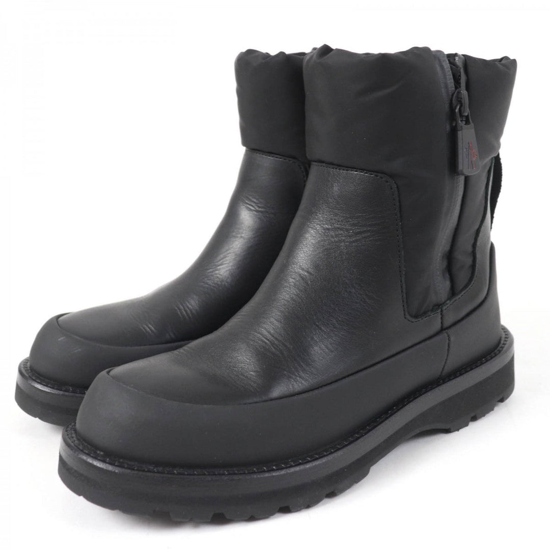 MONCLER boots leather black RAIN DONT CARE 36