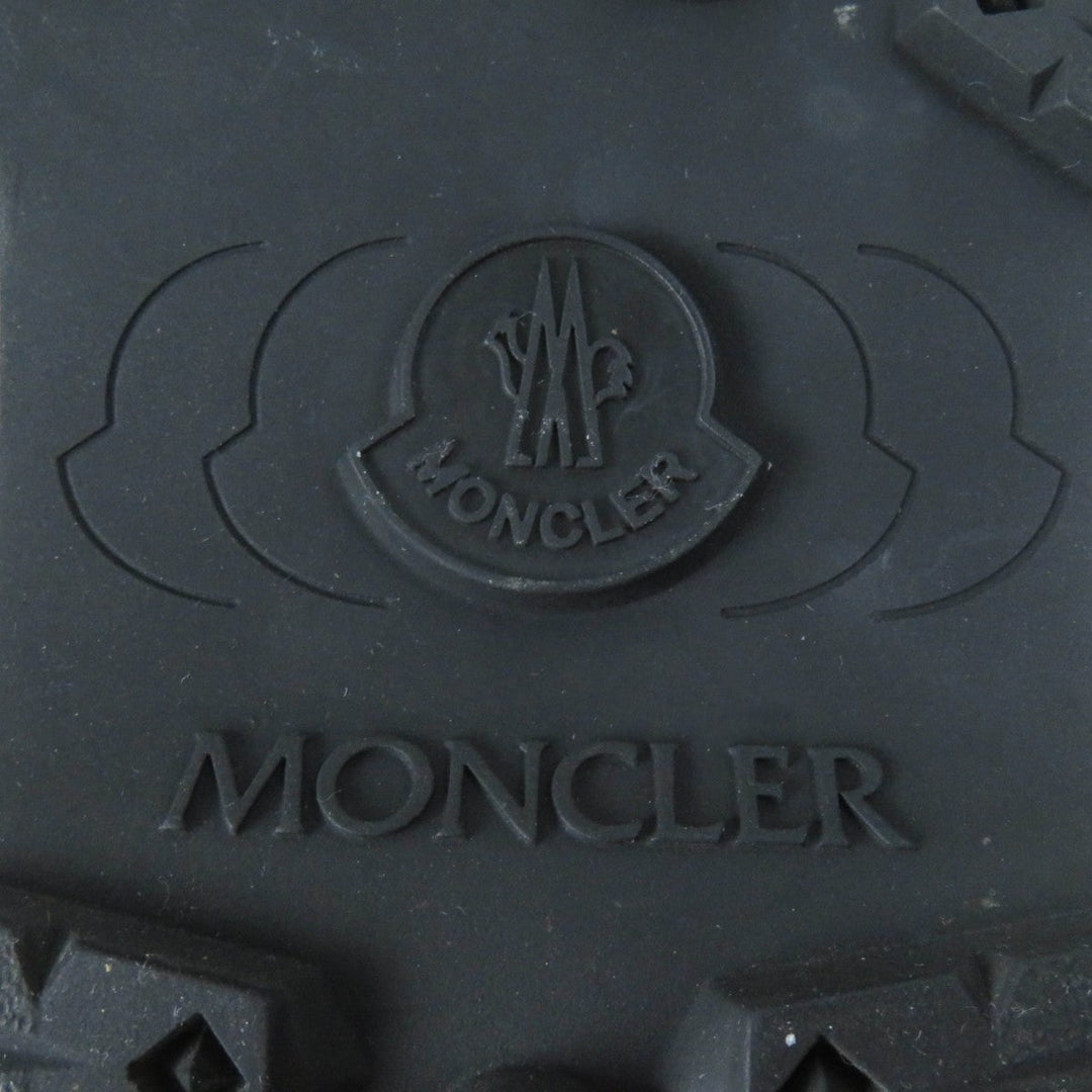 MONCLER boots leather black RAIN DONT CARE 36