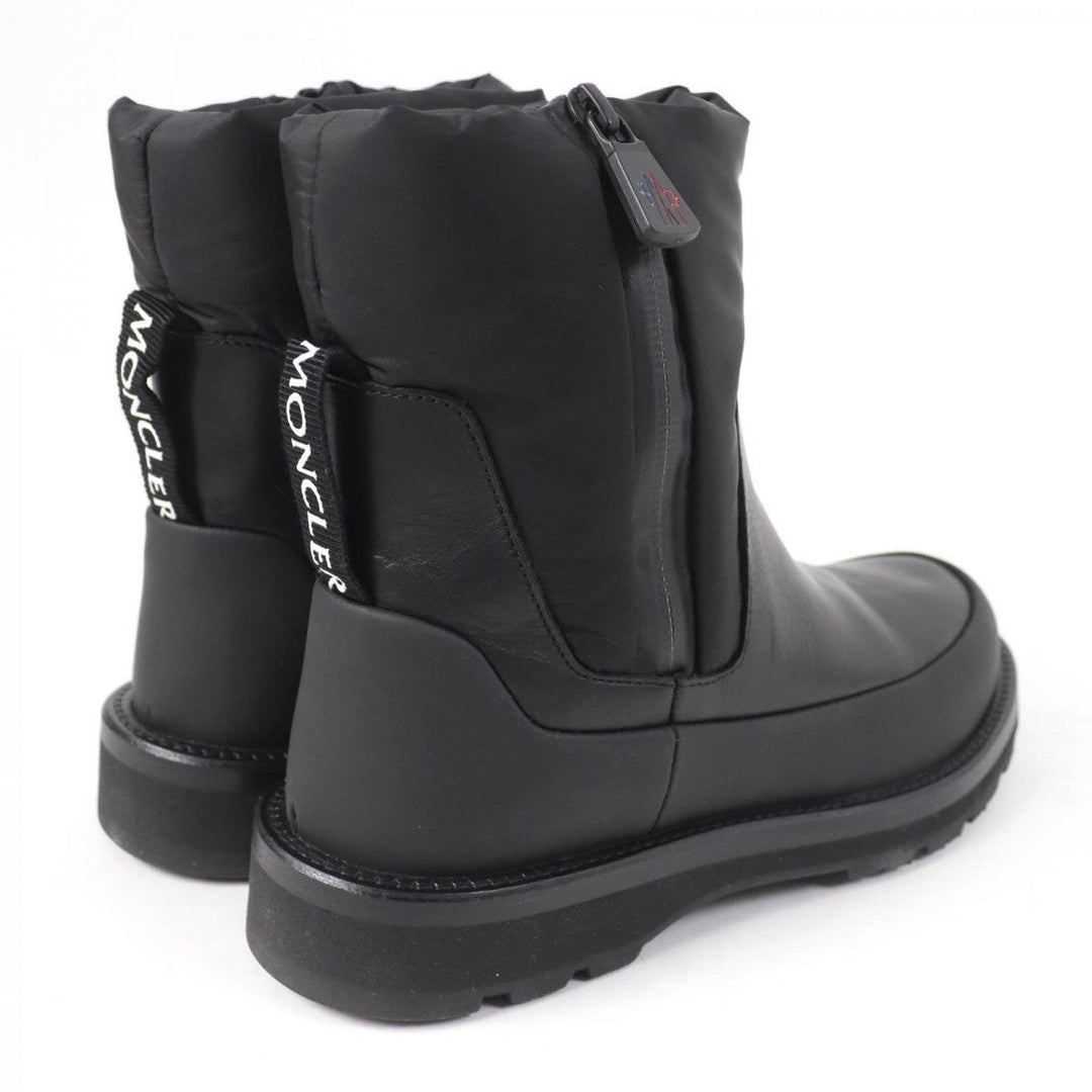 MONCLER boots leather black RAIN DONT CARE 36