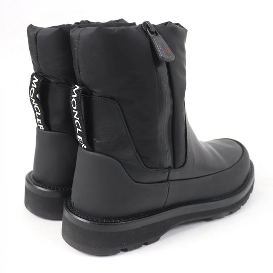 MONCLER boots leather black RAIN DONT CARE 36