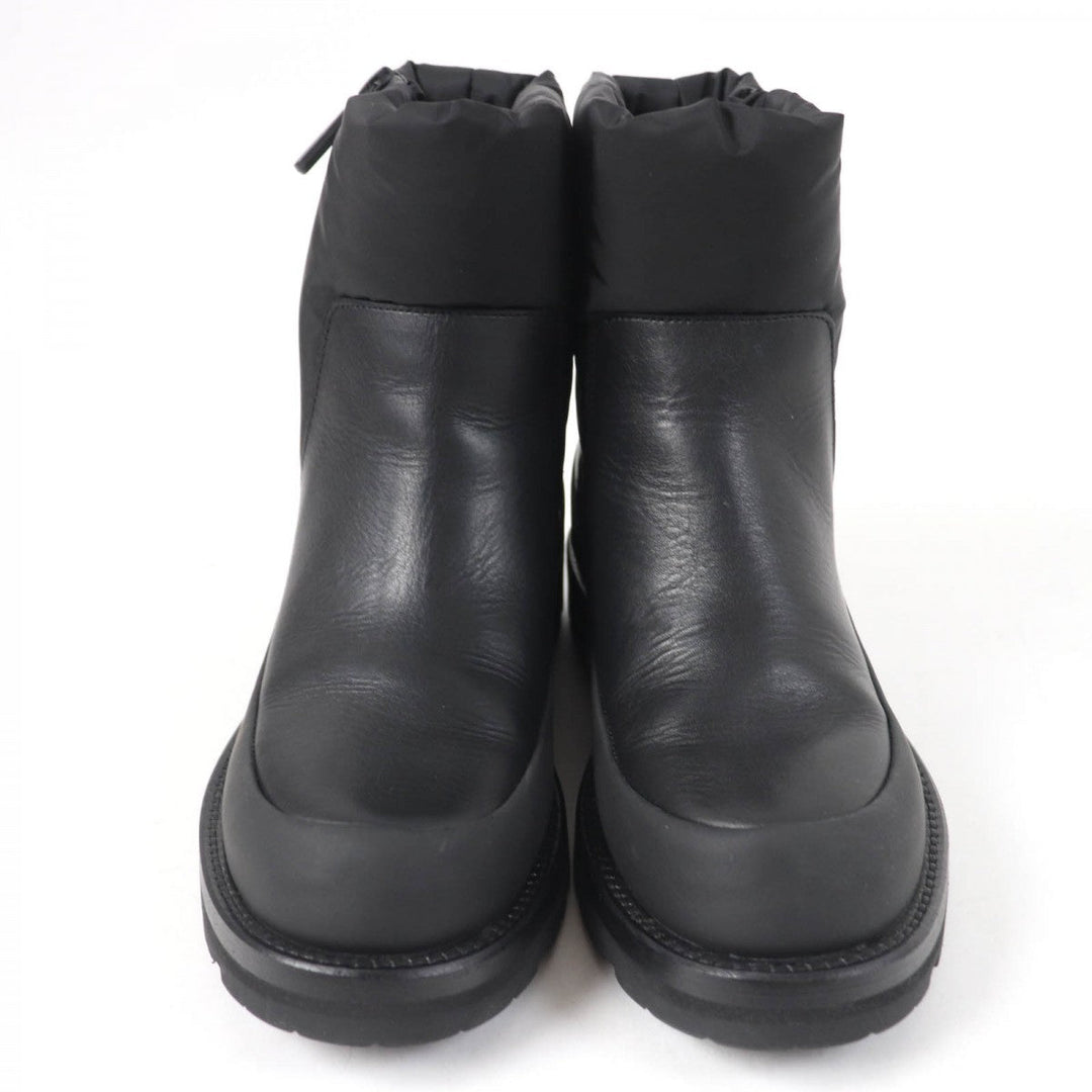 MONCLER boots leather black RAIN DONT CARE 36