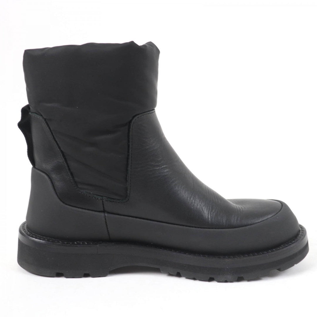 MONCLER boots leather black RAIN DONT CARE 36