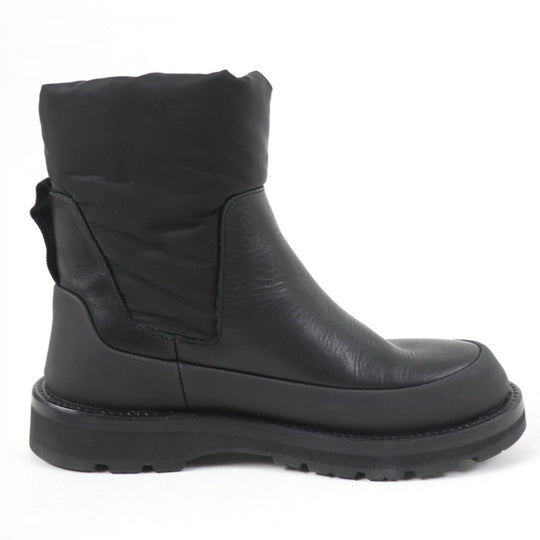 MONCLER boots leather black RAIN DONT CARE 36