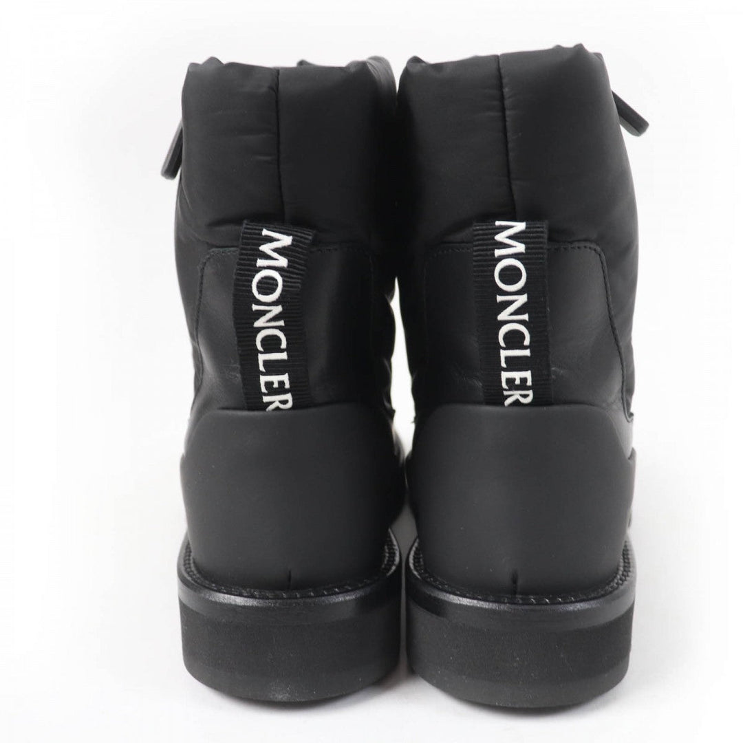 MONCLER boots leather black RAIN DONT CARE 36