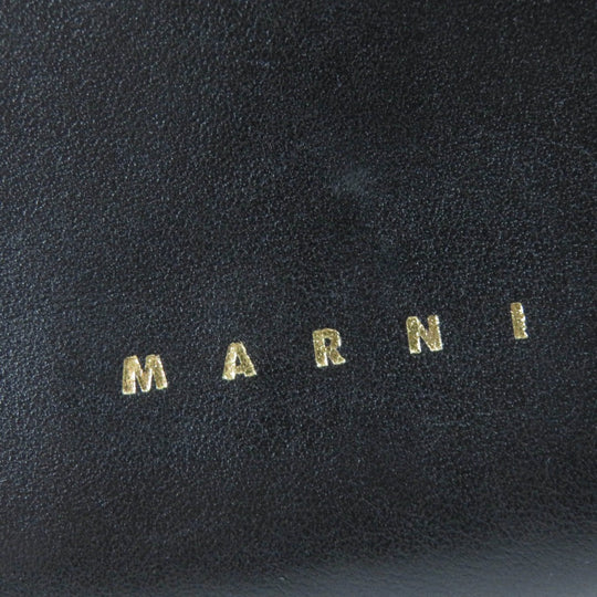 MARNI Shoulder Bag BMMP0130U1 Main: Leather black PRISMA puffer Women Used Authentic