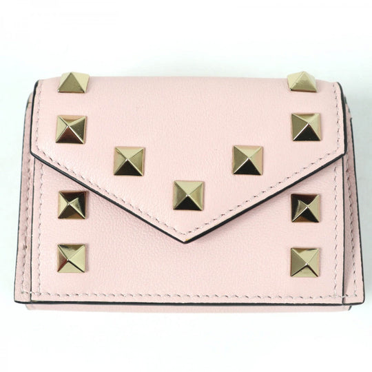 VALENTINO Tri-fold wallet VW2P0Q47BOL Main: Leather pink Women Used Authentic