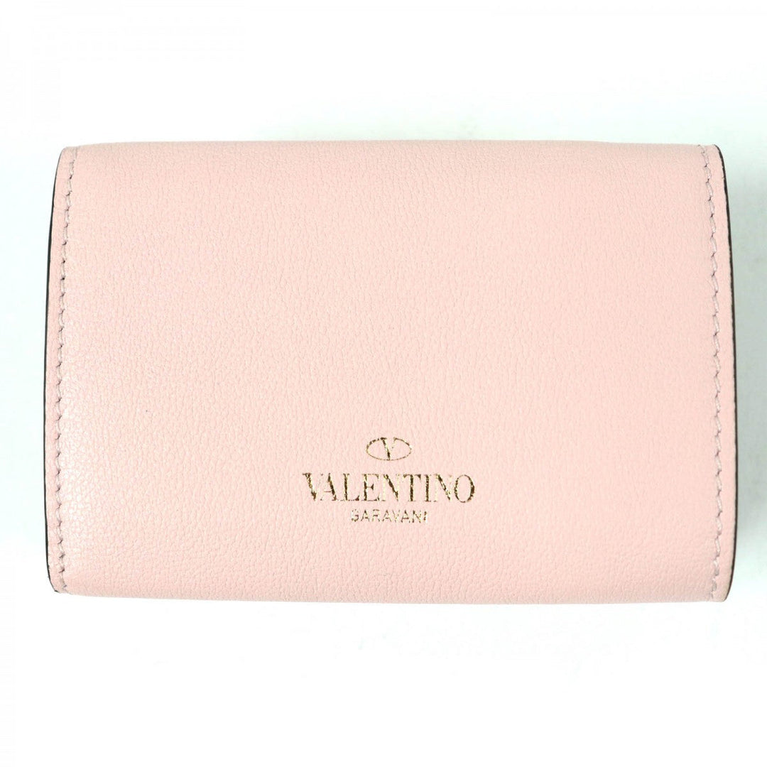 VALENTINO Tri-fold wallet VW2P0Q47BOL Main: Leather pink Women Used Authentic