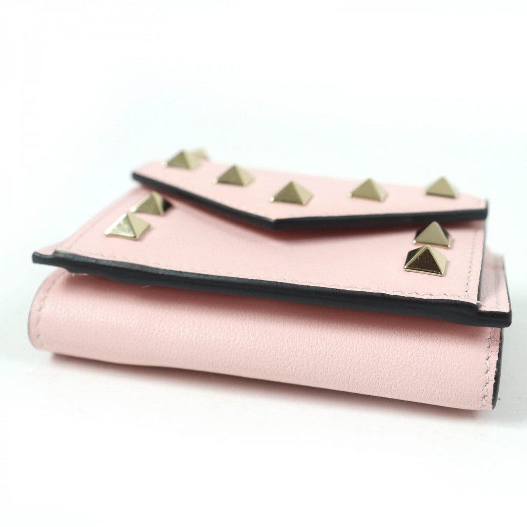 VALENTINO Tri-fold wallet VW2P0Q47BOL Main: Leather pink Women Used Authentic