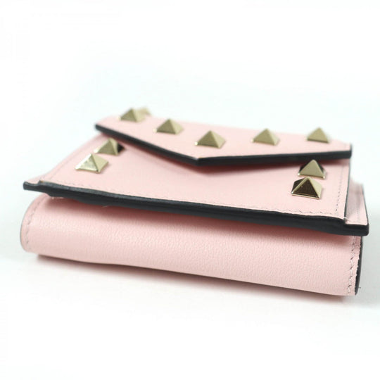 VALENTINO Tri-fold wallet VW2P0Q47BOL Main: Leather pink Women Used Authentic