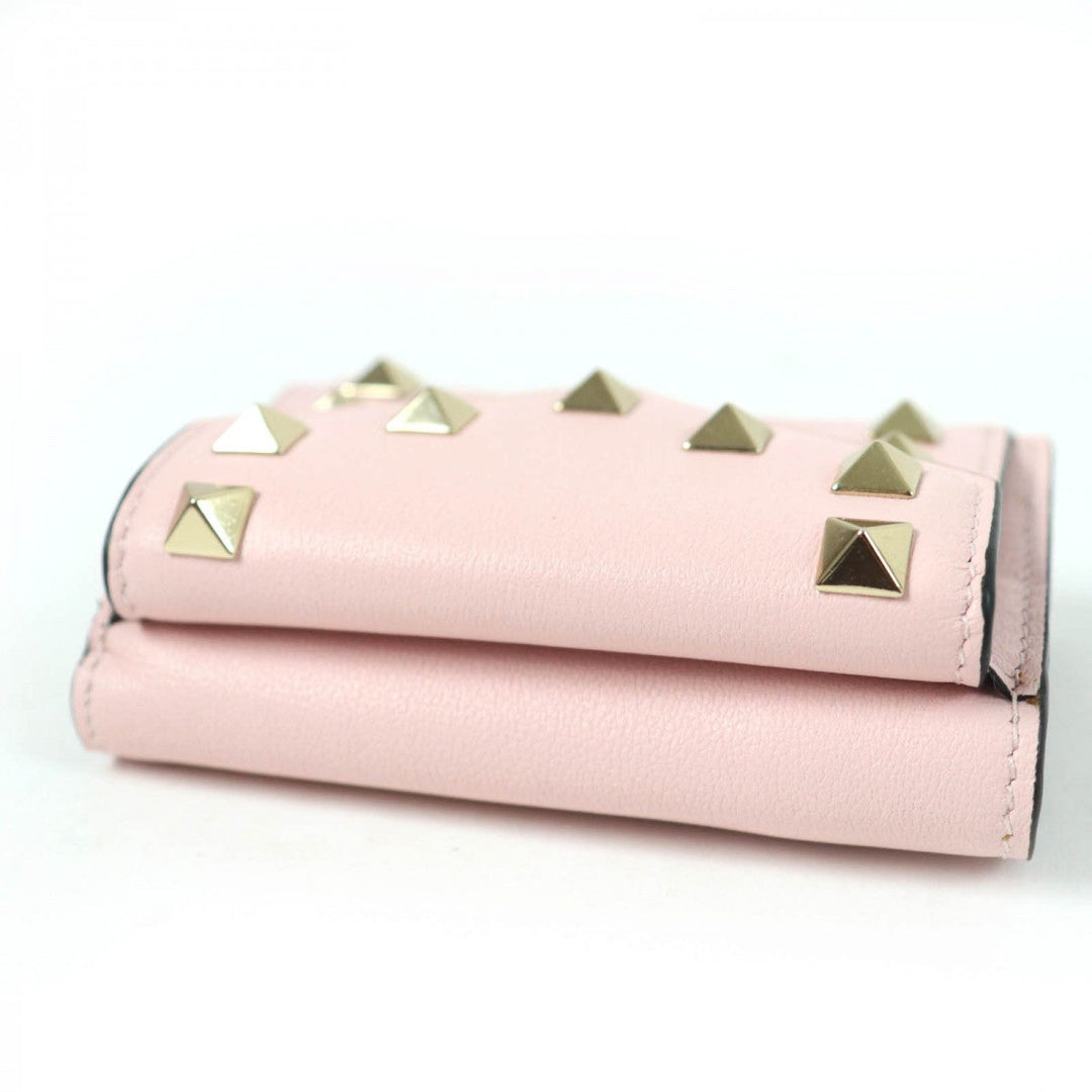 VALENTINO Tri-fold wallet VW2P0Q47BOL Main: Leather pink Women Used Authentic