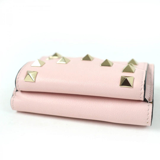 VALENTINO Tri-fold wallet VW2P0Q47BOL Main: Leather pink Women Used Authentic