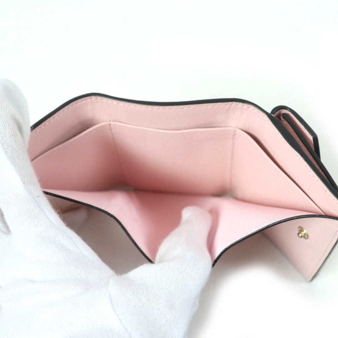 VALENTINO Tri-fold wallet VW2P0Q47BOL Main: Leather pink Women Used Authentic