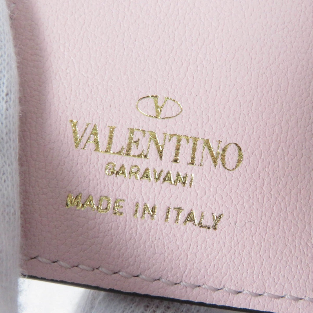 VALENTINO Tri-fold wallet VW2P0Q47BOL Main: Leather pink Women Used Authentic