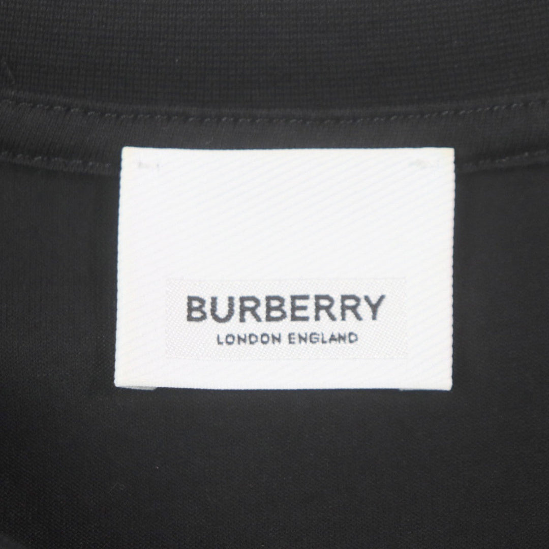 BURBERRY Short sleeve T-shirt 8032299 Main: 100% cotton, some parts: 97% cotton, some parts: 3% elastane black Horse ferry print mens XS Used Authentic