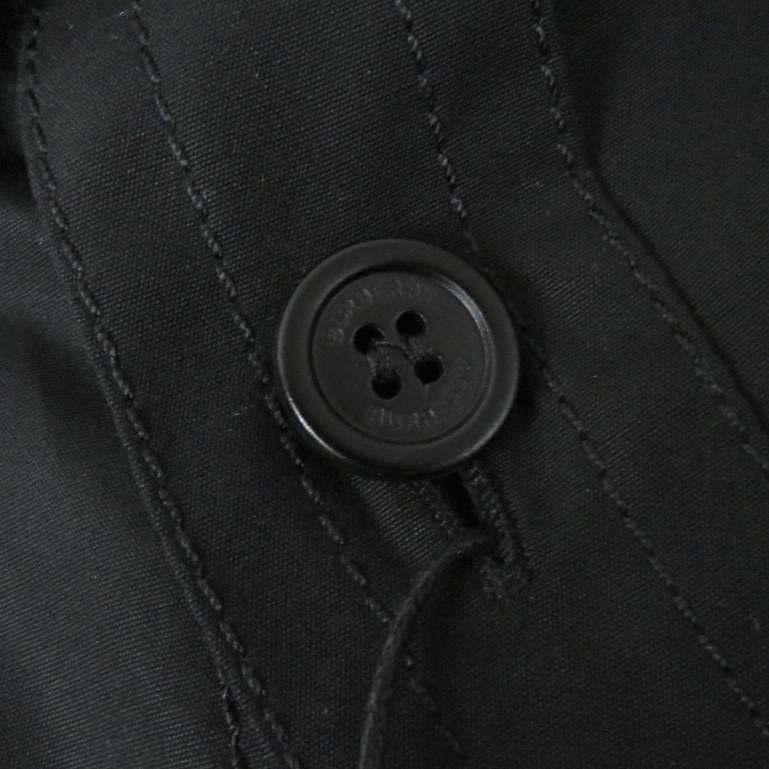 BURBERRY Short sleeve polo shirt 8051897 Main: 100% cotton black mens XXL Used Authentic