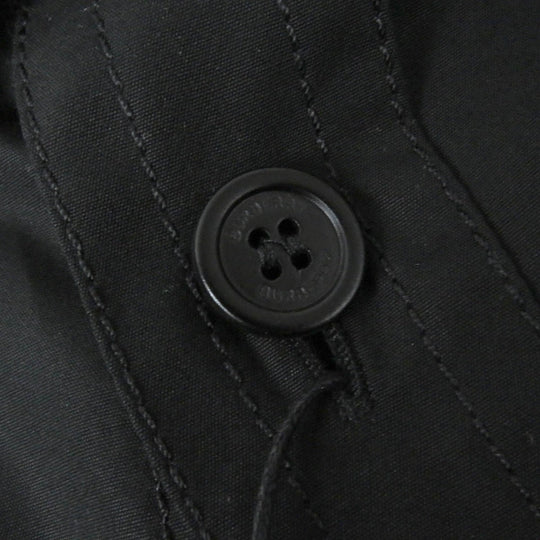 BURBERRY Short sleeve polo shirt 8051897 Main: 100% cotton black mens XXL Used Authentic