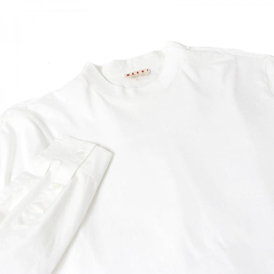 MARNI Cut HUMU0278QX Main: 100% cotton white mens 50 Used Authentic