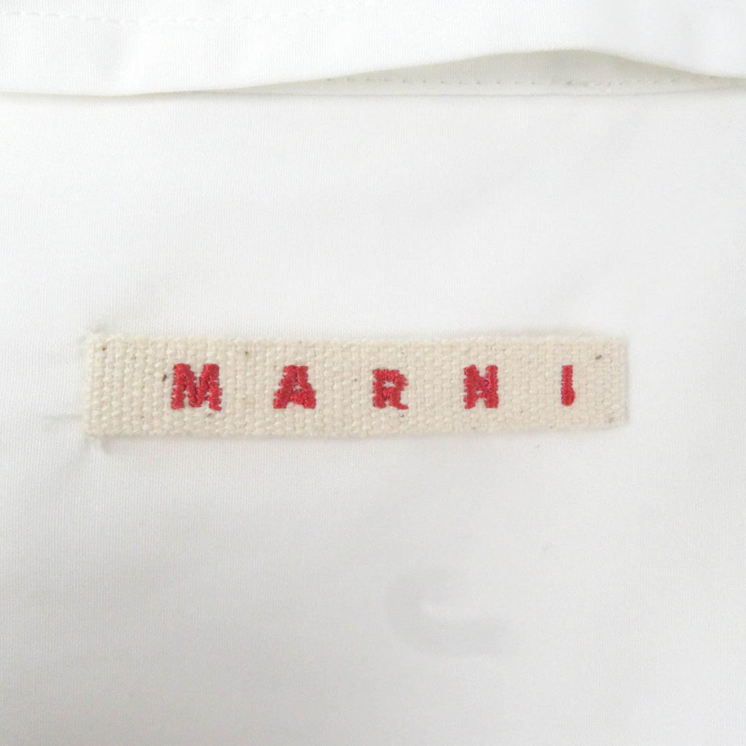 MARNI Cut HUMU0278QX Main: 100% cotton white mens 50 Used Authentic