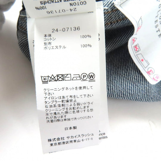 Sacai Best 24-07136 cotton Indigo 1