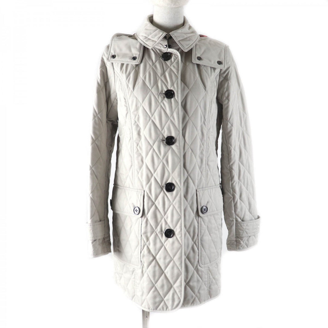 BURBERRY LONDON coat B1C06-826-40 Outer: 100% polyester, Filling: 60% polyester, Filling: 40% unspecified fibers, Lining: 52% cupra, Lining: 48% polyester beige Women 38 Used Authentic