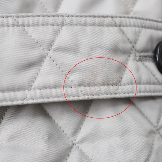 BURBERRY LONDON coat B1C06-826-40 Outer: 100% polyester, Filling: 60% polyester, Filling: 40% unspecified fibers, Lining: 52% cupra, Lining: 48% polyester beige Women 38 Used Authentic