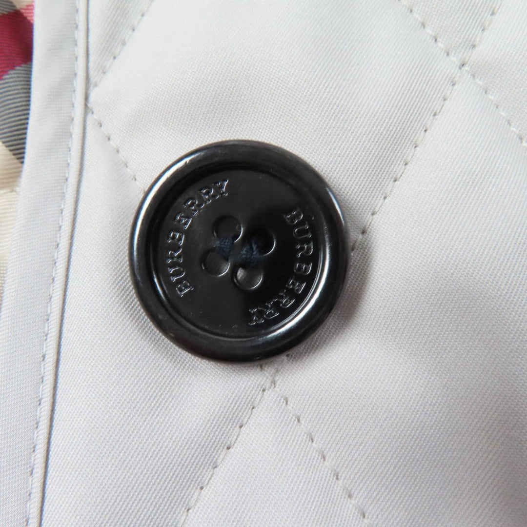 BURBERRY LONDON coat B1C06-826-40 Outer: 100% polyester, Filling: 60% polyester, Filling: 40% unspecified fibers, Lining: 52% cupra, Lining: 48% polyester beige Women 38 Used Authentic