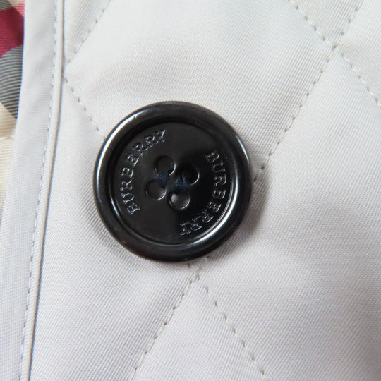 BURBERRY LONDON coat B1C06-826-40 Outer: 100% polyester, Filling: 60% polyester, Filling: 40% unspecified fibers, Lining: 52% cupra, Lining: 48% polyester beige Women 38 Used Authentic