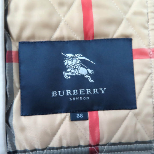 BURBERRY LONDON coat B1C06-826-40 Outer: 100% polyester, Filling: 60% polyester, Filling: 40% unspecified fibers, Lining: 52% cupra, Lining: 48% polyester beige Women 38 Used Authentic