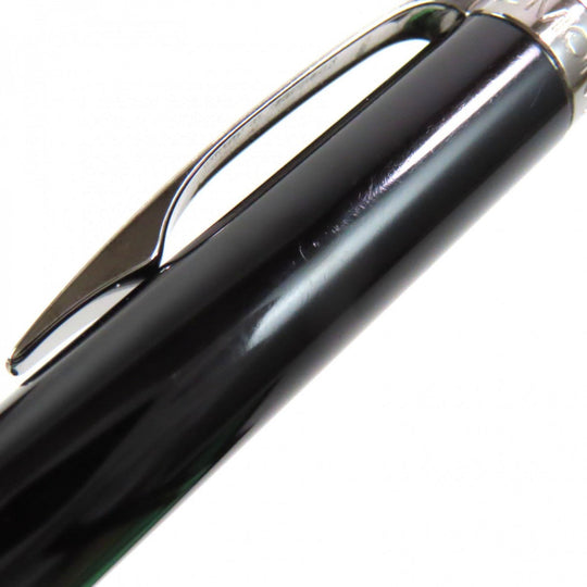 MONTBLANC Ballpoint pen Resin, Platinum Black gun metallic Starwalker mens Used Authentic