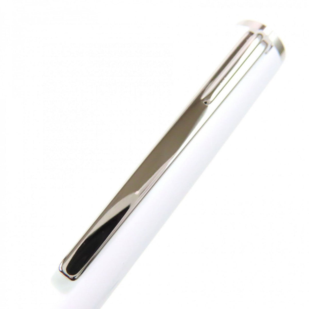 MONTBLANC Ballpoint pen White precious resin, Platinum white Pix Collection mens Used Authentic