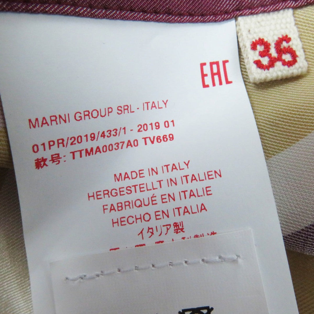 MARNI blouse TTMA0037AO Main: 100% cupra Multi Women 36 Used Authentic