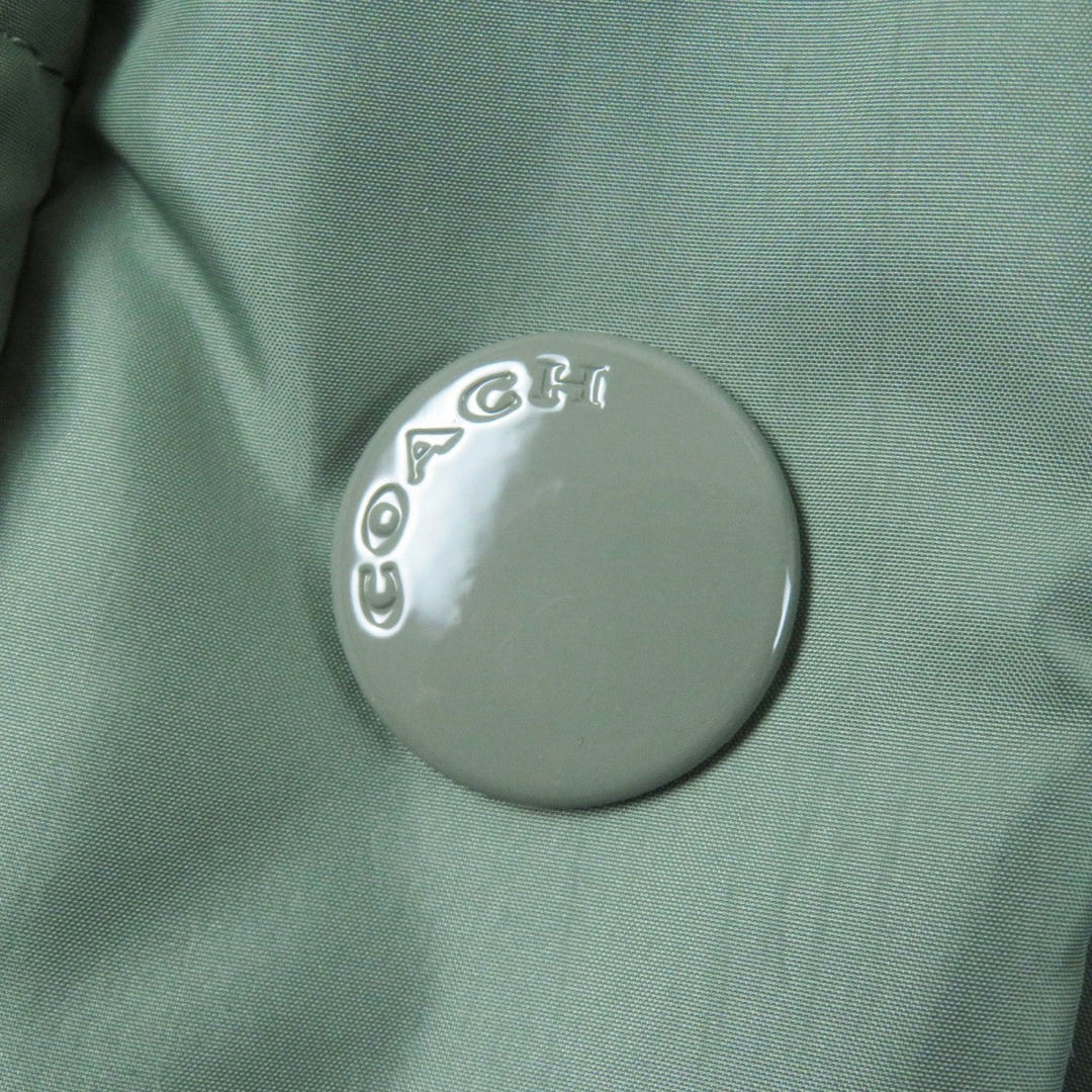 COACH Down jacket CL445 Main: 100% polyester, Lining: 100% polyester, Filling: 90% down, Filling: 10% feather, Filling: 100% polyester khaki Women XS Used Authentic