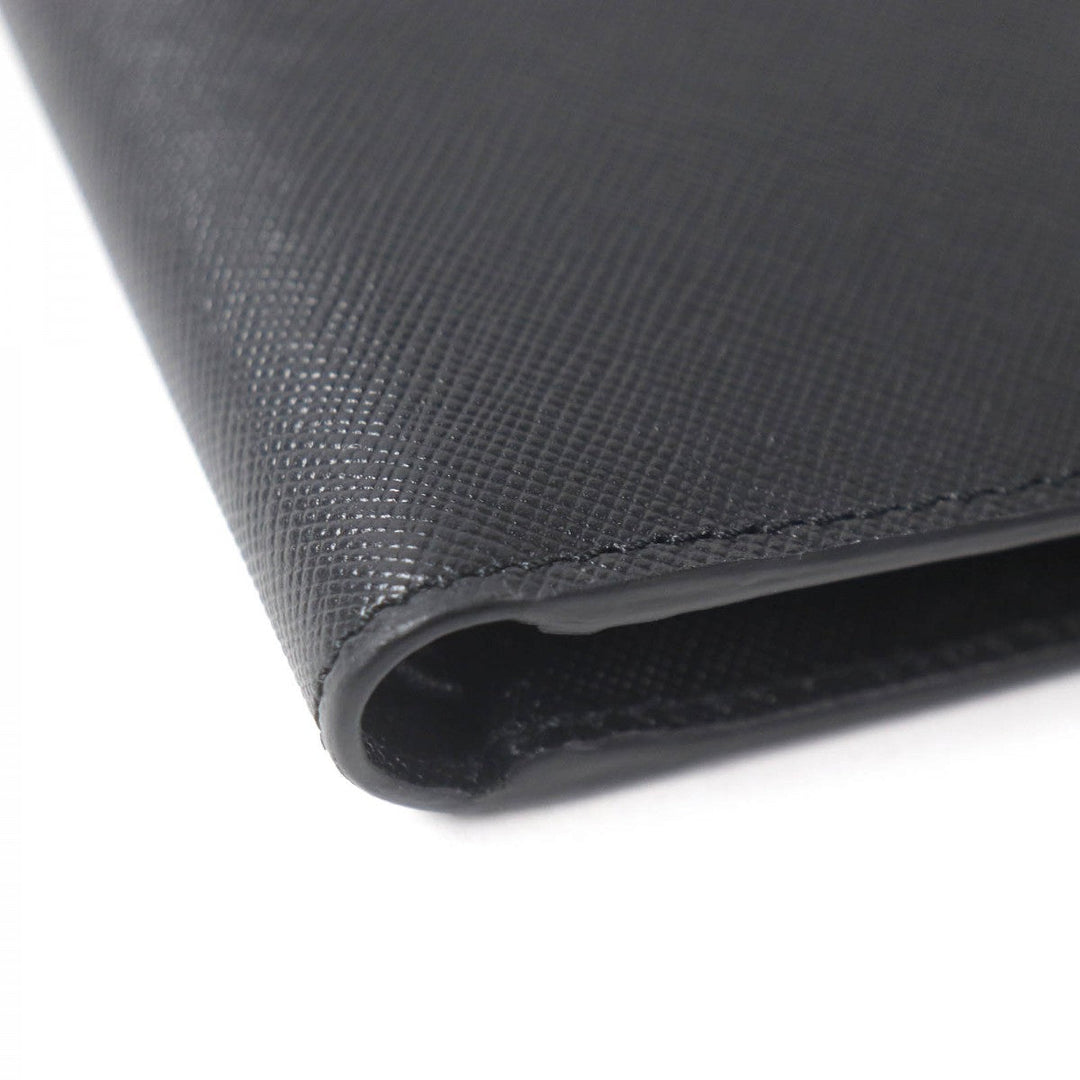 MONTBLANC Bill Compartment Main: Leather black Sartorial Wallet 6cc mens Used Authentic