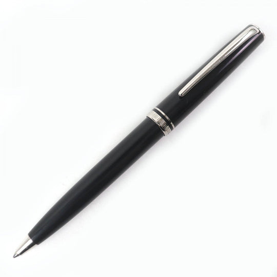 MONTBLANC Ballpoint pen Resin, Platinum black Generation New Model mens Used Authentic