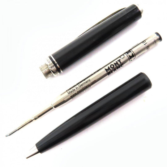 MONTBLANC Ballpoint pen Resin, Platinum black Generation New Model mens Used Authentic