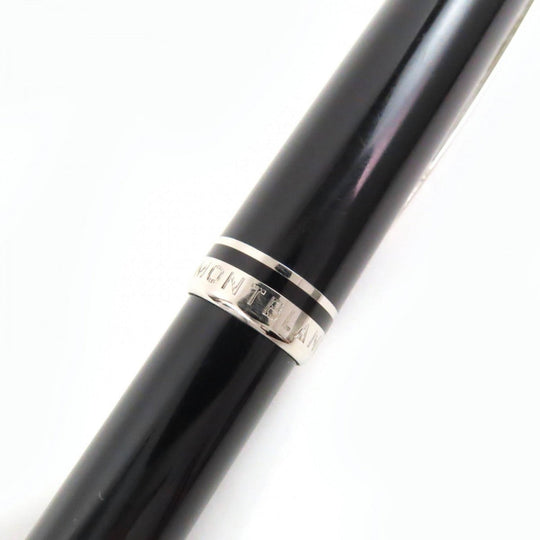 MONTBLANC Ballpoint pen Resin, Platinum black Generation New Model mens Used Authentic
