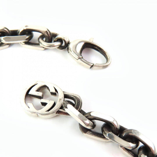 GUCCI Necklace Main�FAG925
,�\ Silver mens Used Authentic