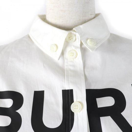 BURBERRY one piece 8013907 Main: 100% cotton white Women 32 Used Authentic