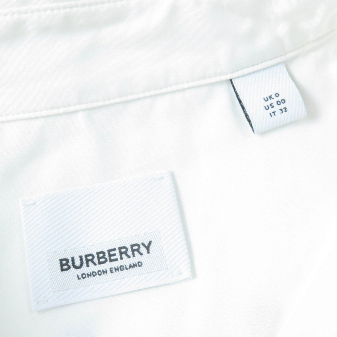 BURBERRY one piece 8013907 Main: 100% cotton white Women 32 Used Authentic