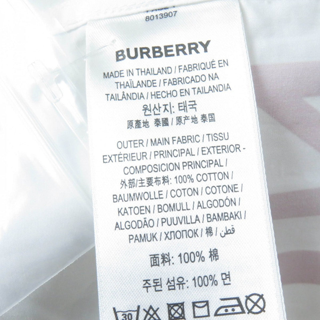 BURBERRY one piece 8013907 Main: 100% cotton white Women 32 Used Authentic