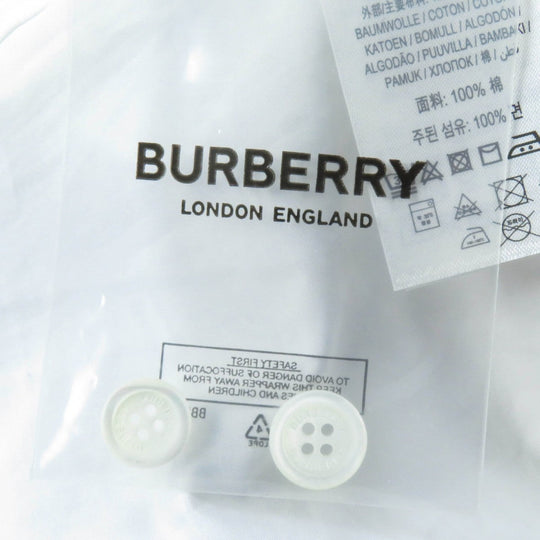 BURBERRY one piece 8013907 Main: 100% cotton white Women 32 Used Authentic