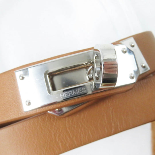 HERMES Sandals Main: Denim, Part: Leather Light Blue Natural TIVOLI Women 37 Used Authentic