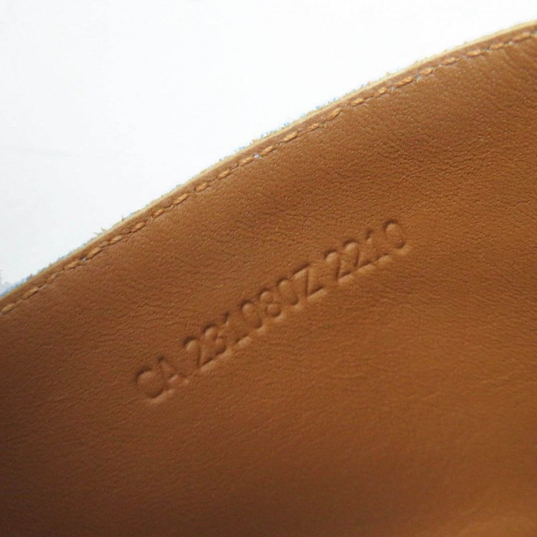 HERMES Sandals Main: Denim, Part: Leather Light Blue Natural TIVOLI Women 37 Used Authentic