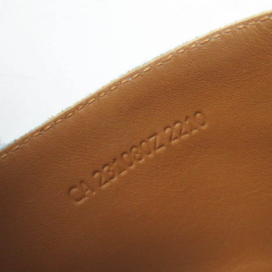 HERMES Sandals Main: Denim, Part: Leather Light Blue Natural TIVOLI Women 37 Used Authentic